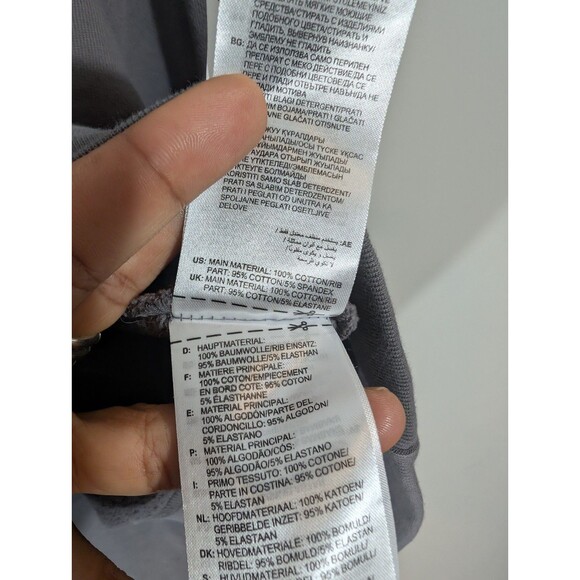 Adidas Womens Grey Peloton Crew Neck Sweatshirt Sz S Workout Gym Running Sports - Picture 8 of 10